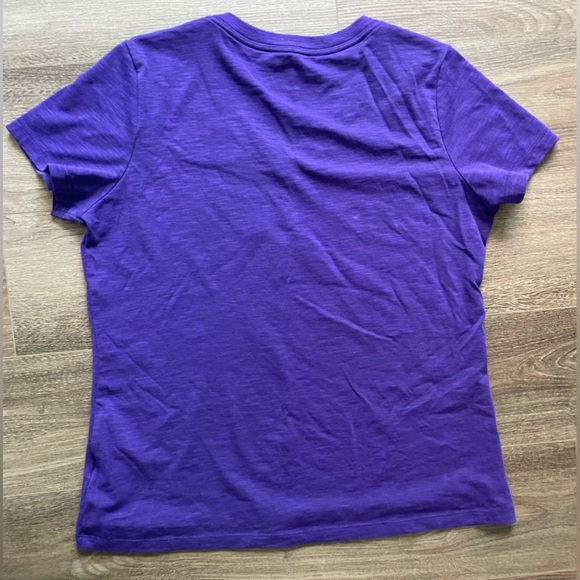 LSU Tiger Nike Women’s V-neck Dri-fit T-Shirt Size Large - Picture 3 of 3